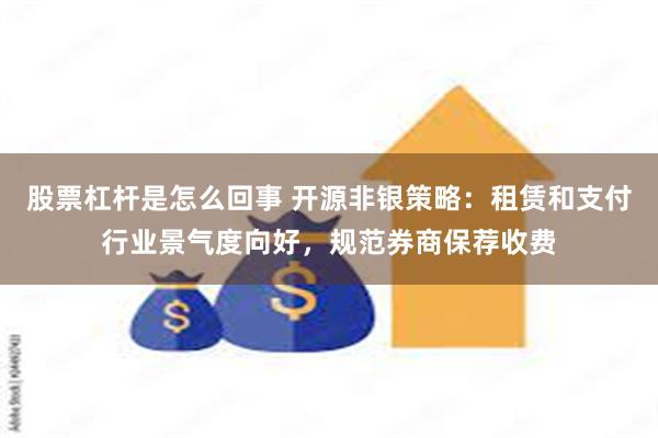 股票杠杆是怎么回事 开源非银策略：租赁和支付行业景气度向好，规范券商保荐收费